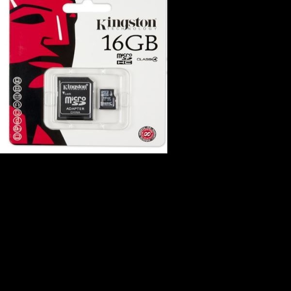 MEMORIA MICRO 16GB ADATAKINGSTON SDHC CADAPTADOR BL.